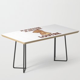 Je M'en Fous Je Suis Une Loutre - Sweet Otter Coffee Table