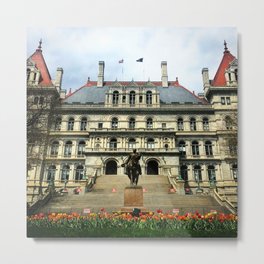 Capital of New York - Albany Metal Print