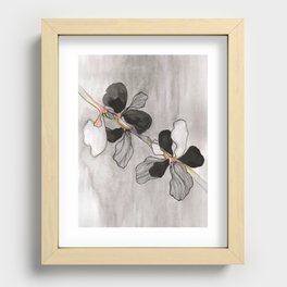 Orchid Duet Recessed Framed Print