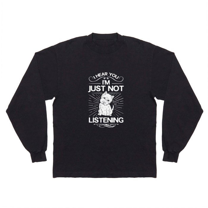 West Highland Terrier Gift Westie Dog Long Sleeve T Shirt