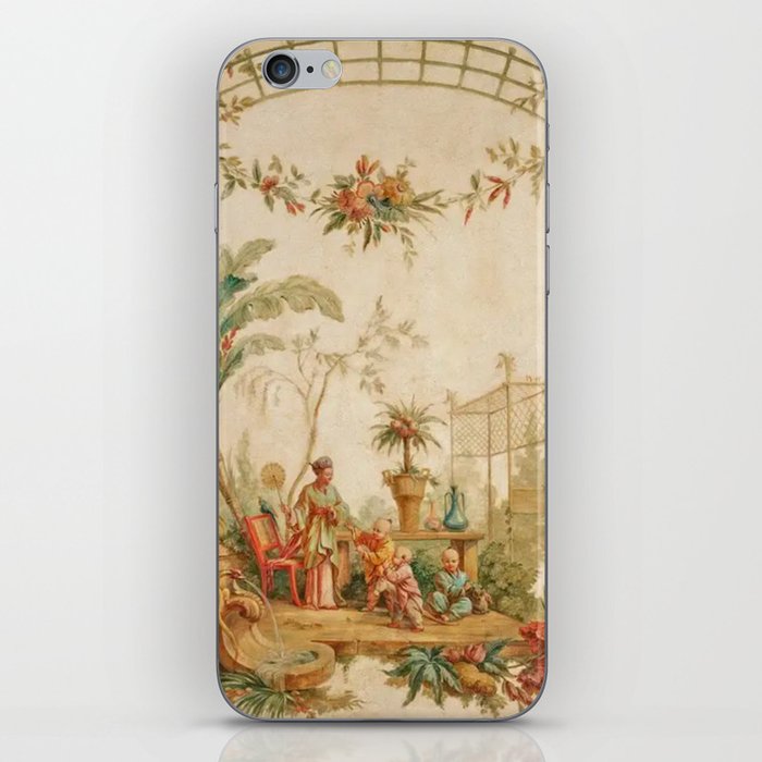 Antique 18th Century Chinoiserie Scene Jean Baptiste Pillement iPhone Skin