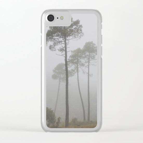 "Wind traces". Forest dreams Clear iPhone Case