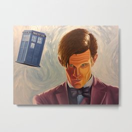 Doctor Who - Matt Smith Metal Print