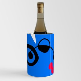Miro Blue Poster Exhibition Wine Chiller