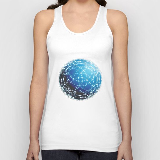 The Blue Orb Unisex Tank Top