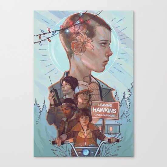 Stranger Kids Canvas Print