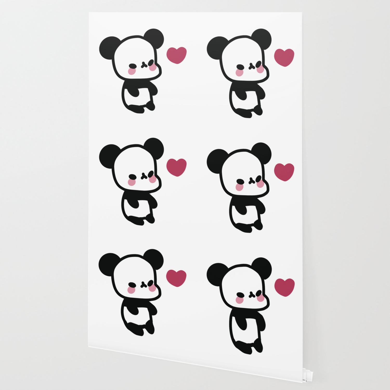 Kawaii Panda Bear Cute Panda Bear Wallpaper By Maberosestore
