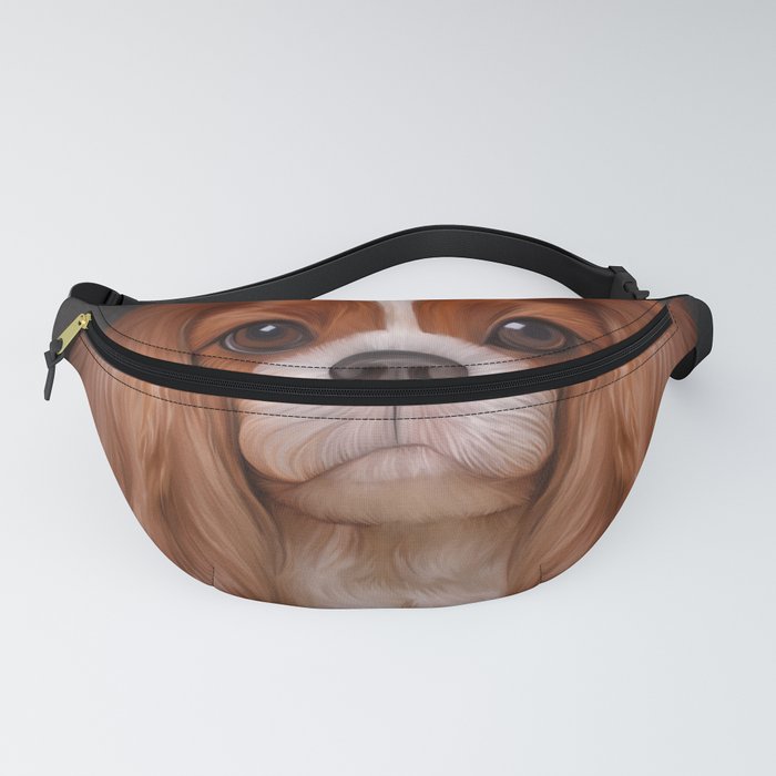 Drawing Dog Cavalier King Charles Spaniel Fanny Pack