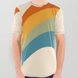 60s 70s Retro Pattern 08 All Over Graphic Tee