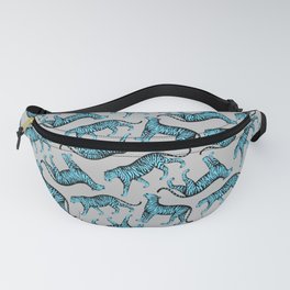 Tigers (Gray and Blue) Fanny Pack