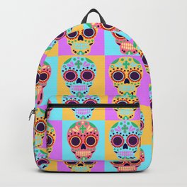 Day of the Dead Pop Art Print Backpack