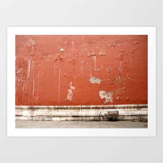 The Abandoned Bicycle Art Print
