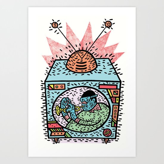 Music box Art Print