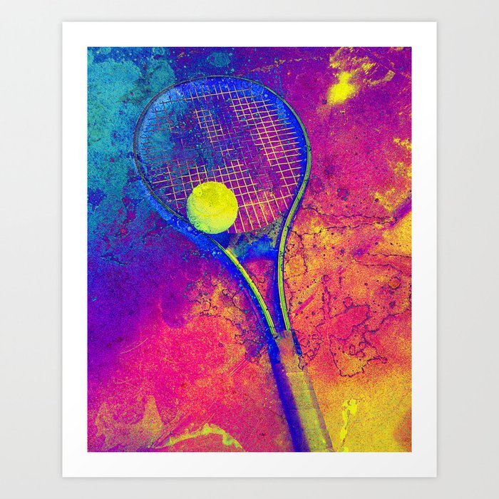 Tennis art Art Print