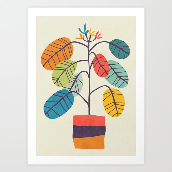 Potted plant 2 Art Print
