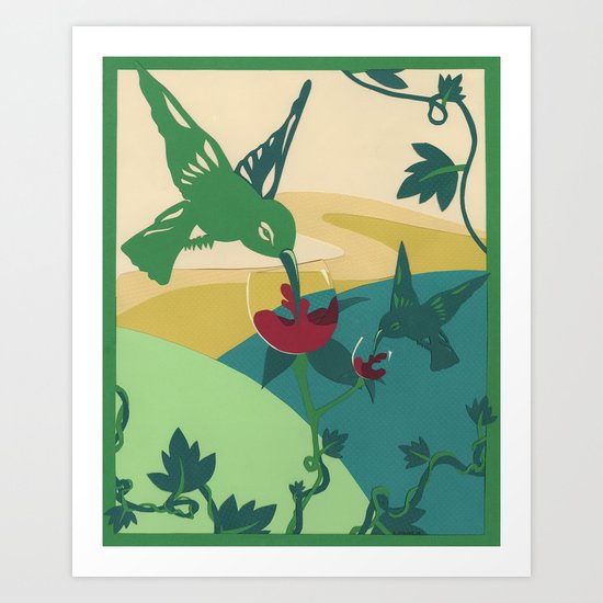 Wine Can Be Sweet Art Print