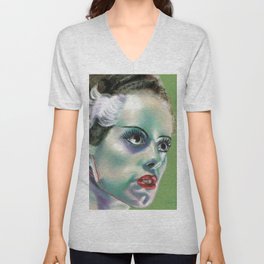 The Bride of Frankenstein V Neck T Shirt