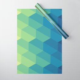 Hexagonal Shapes Pattern Wrapping Paper