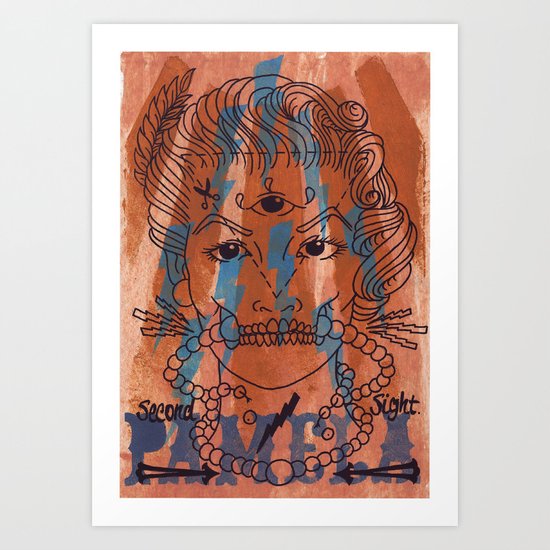 Pamela Skulz and her 'second sight' Art Print