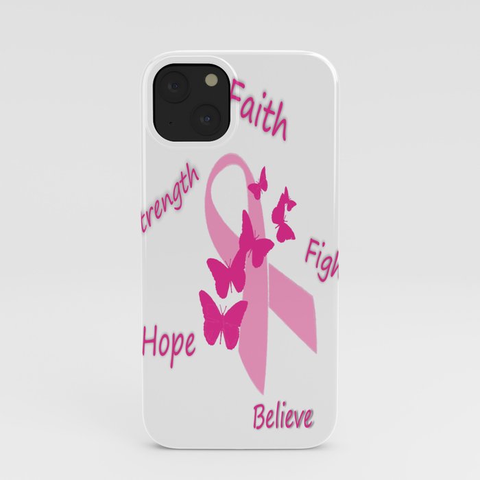 breast cancer ribbon  iPhone Case