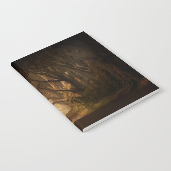 Sunny morning at Dark Hedges Notebook