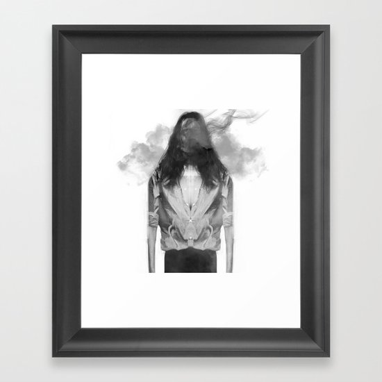 Faceless Framed Art Print