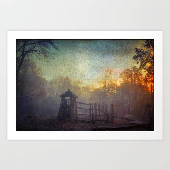 PlaygrounD in miSt Art Print