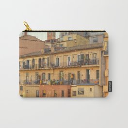 Balconies in Girona, Cataluna, Spain Carry-All Pouch