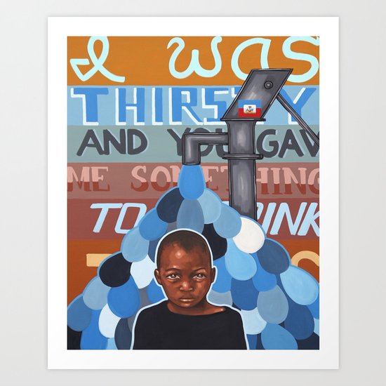 Haiti Benefit Painting 2 Art Print