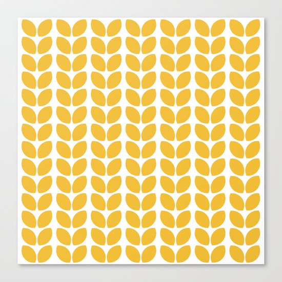 leaves - yellow Canvas Print