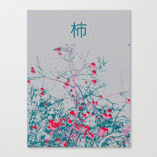 Kaki Tree (Lost Time) Canvas Print