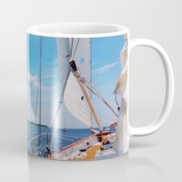 Sweet Sailing - Sailboat on the Chesapeake Bay in Annapolis, Maryland Coffee Mug
