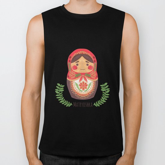 Matryoshka Doll Biker Tank