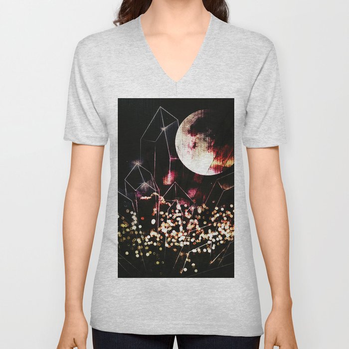 space cr V Neck T Shirt