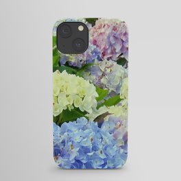 Hydrangea Flowers Mix iPhone Case