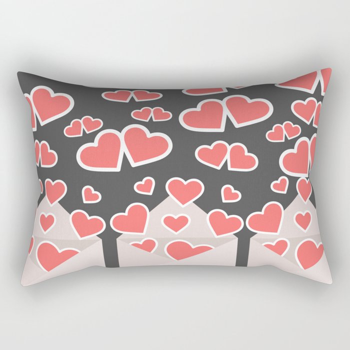 Sending All My Love To You Valentines Day Anniversary Gift  Rectangular Pillow