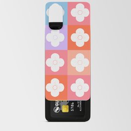 Rainbow Pop-art Penciled Daisies Android Card Case