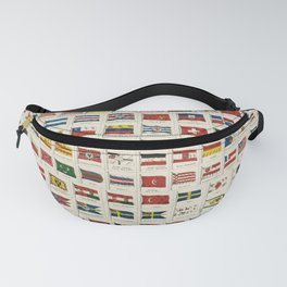 old world flags poster Fanny Pack
