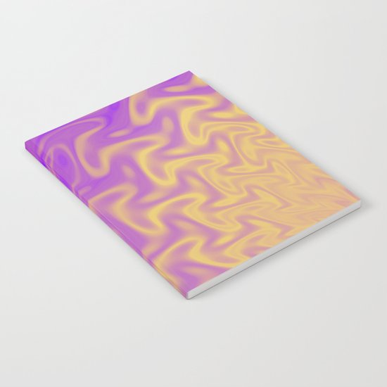 Ripples Fractal in Tropical Punch Notebook