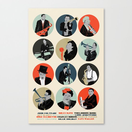 Jazz Canvas Print