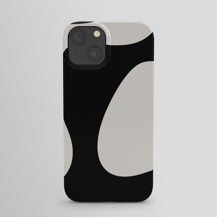 Black and white streams iPhone Case