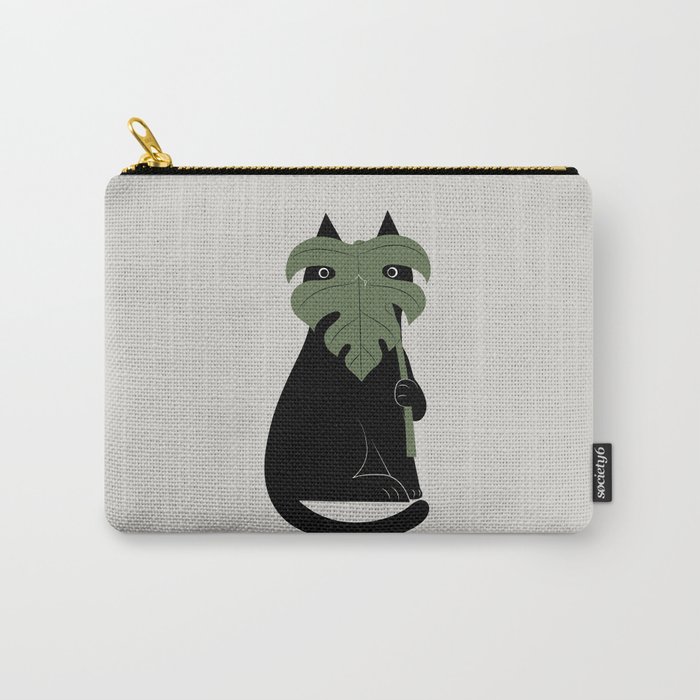 Cat and Plant 14: Monster-a Carry-All Pouch