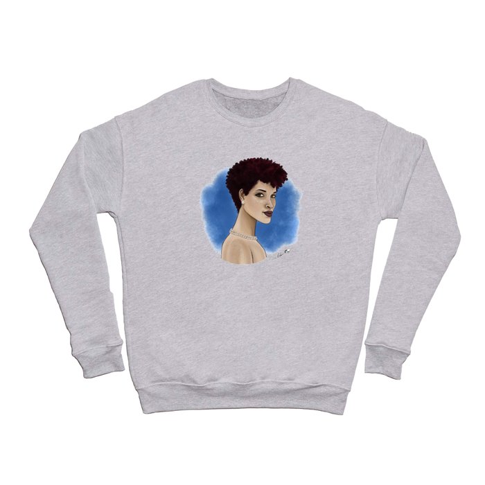 Curls and Pearls Crewneck Sweatshirt