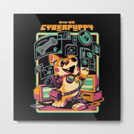 Cyberpuppy Metal Print