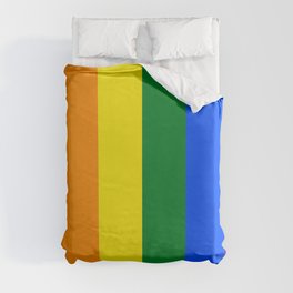 Pride Rainbow Flag Duvet Cover