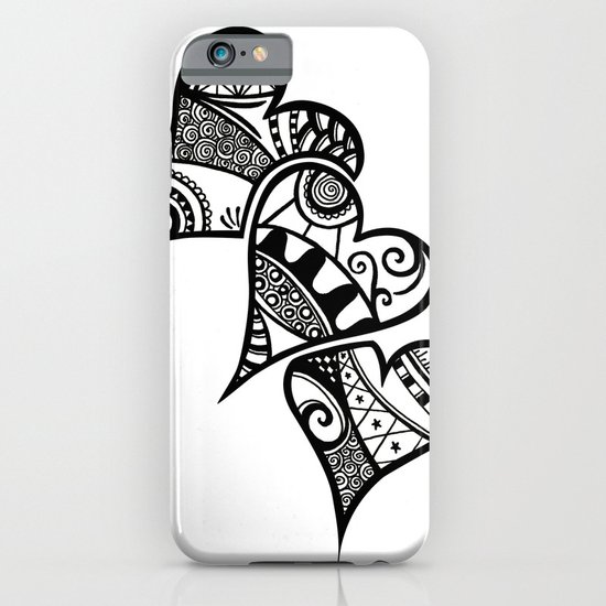 Three Hearts iPhone & iPod Case