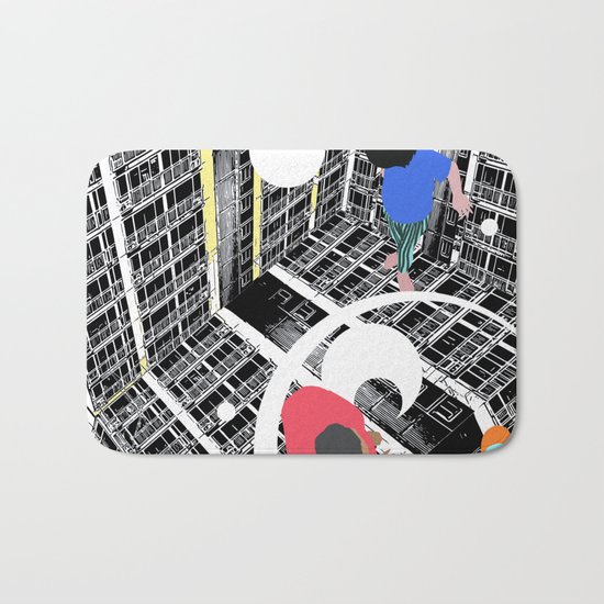 Convenient square Bath Mat
