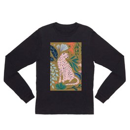 Modern cheetah jungle print Long Sleeve T Shirt