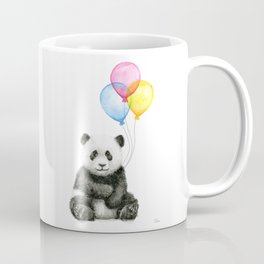 Panda Baby with Balloons Mug