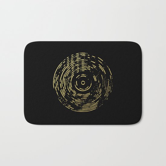 Gold Disc Bath Mat